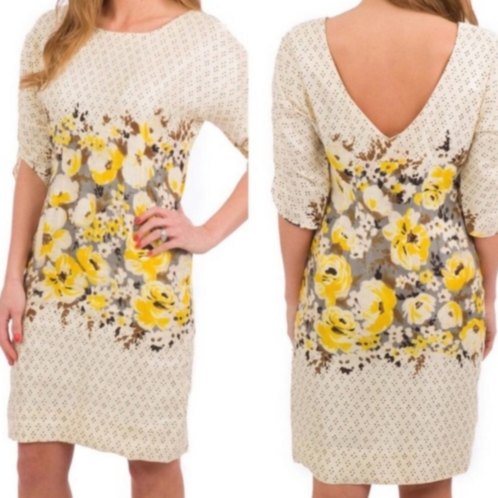 Anthropologie Floral Meadow Rue Dress